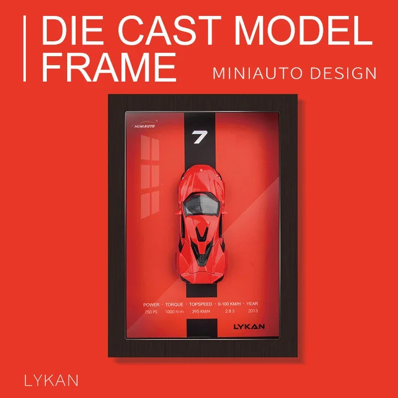 Kova Tech™ 3D Alloy Car Model Photo Frame