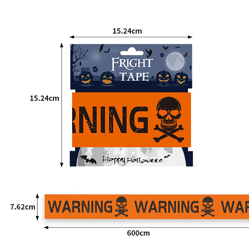Halloween Decoration Tape,Warning Line,Warning Tape Signs