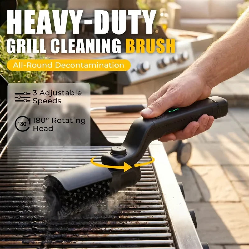 Kova Tech™ Cordless Electric BBQ Grill Brush