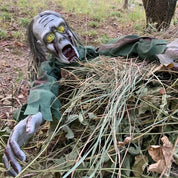 Sound-Activated Crawling Bloody Zombie Prop