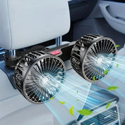 Kova Tech™ 360° Double-Head USB Car Fan