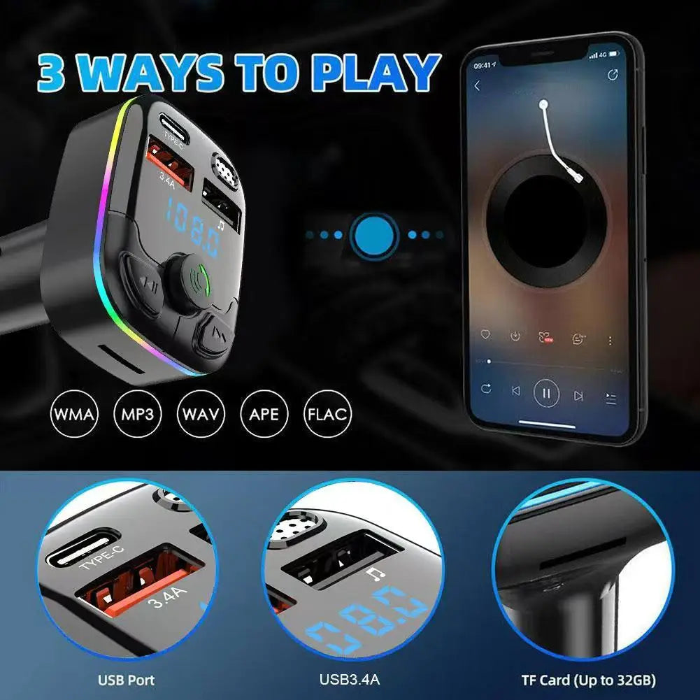 Kova Tech™ Bluetooth 5.0 Car FM Transmitter