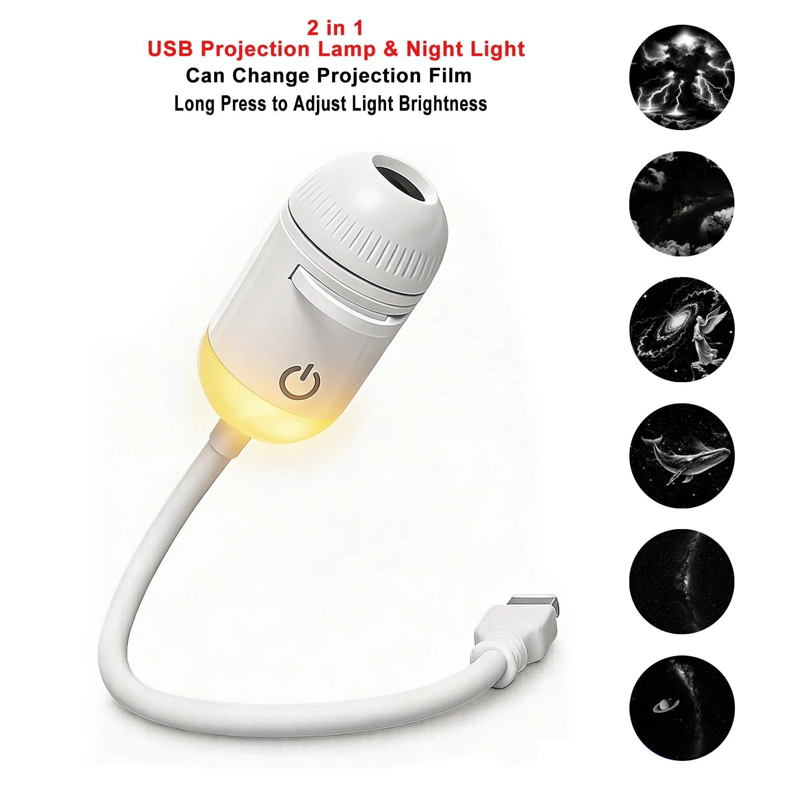 Kova Tech™ Adjustable Focus USB Ambient Projector Lamp