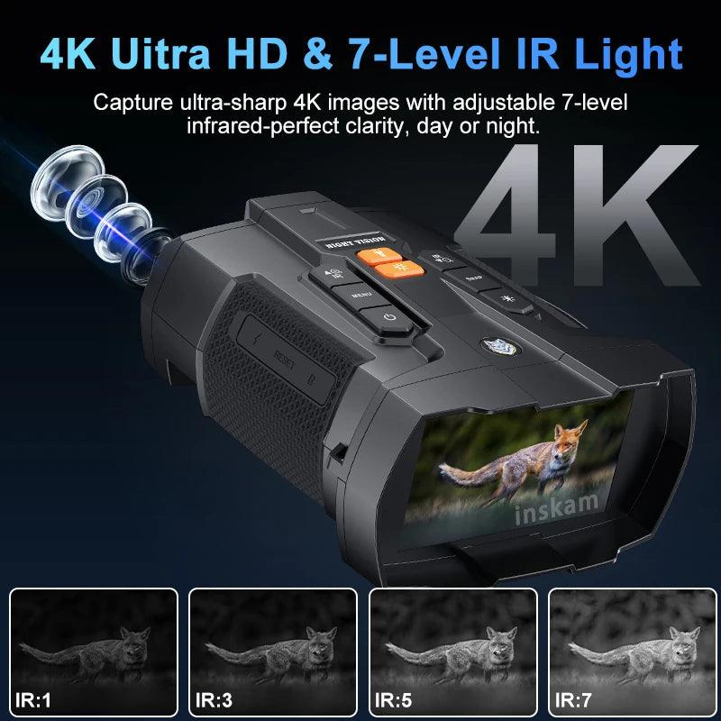 Kova Tech™ Pro 4.5" Screen Digital Night Vision Goggles
