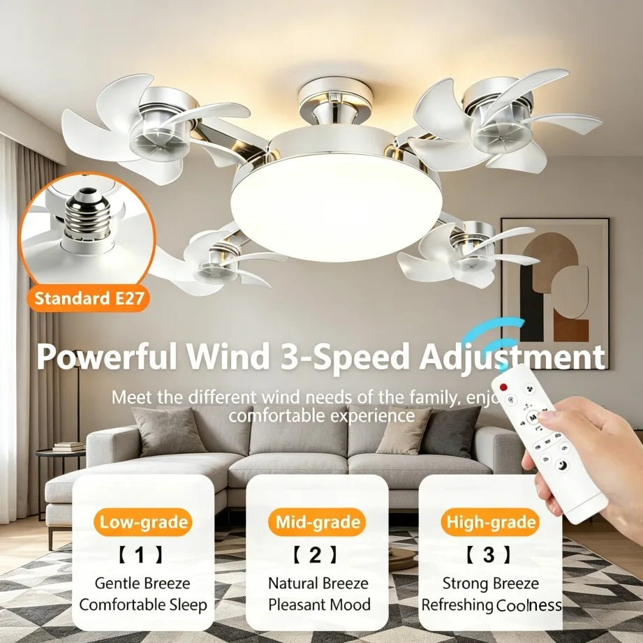 Kova Tech™ Smart Remote Control E27 Fan Bulb