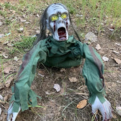 Sound-Activated Crawling Bloody Zombie Prop