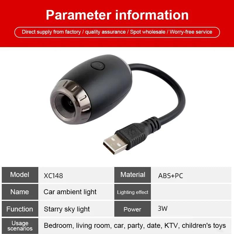 Kova Tech™ Adjustable Focus USB Ambient Projector Lamp