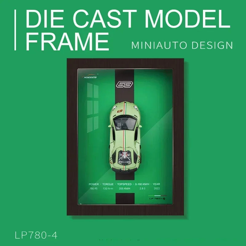 Kova Tech™ 3D Alloy Car Model Photo Frame