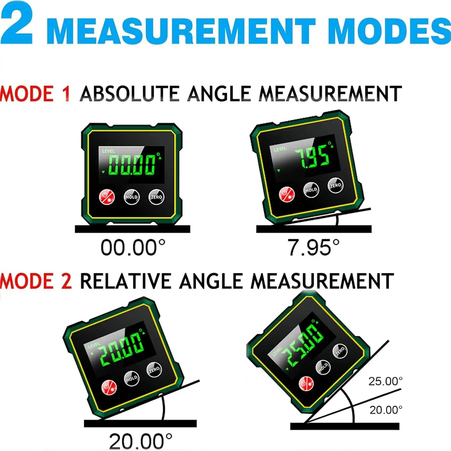 Kova Tech™ Digital Laser Angle Detector