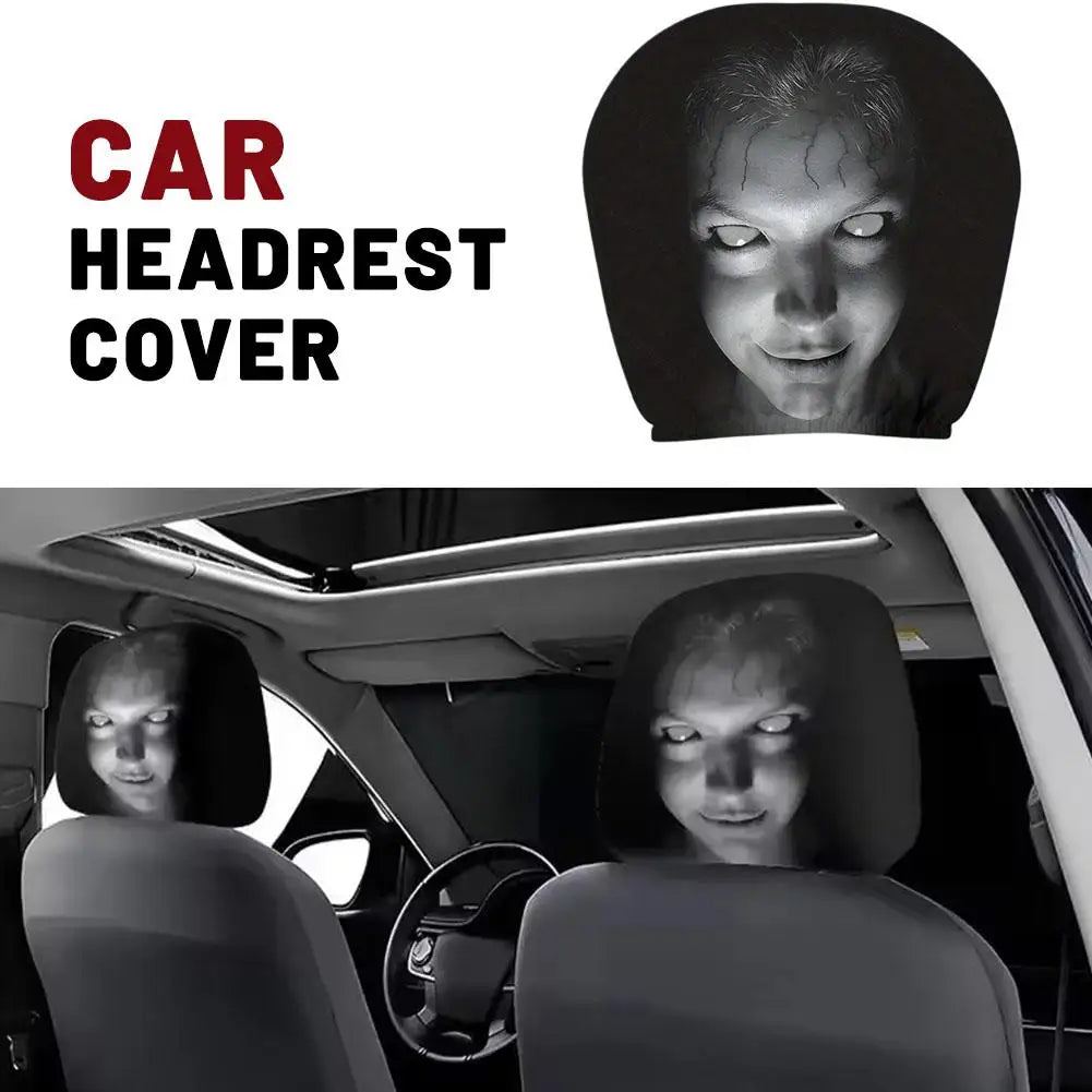 Kovatech™ Skull Horror Headrest Cover