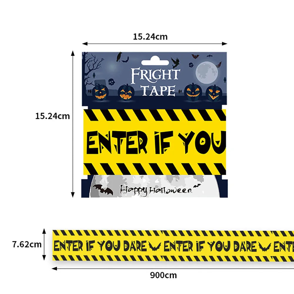 Halloween Decoration Tape,Warning Line,Warning Tape Signs