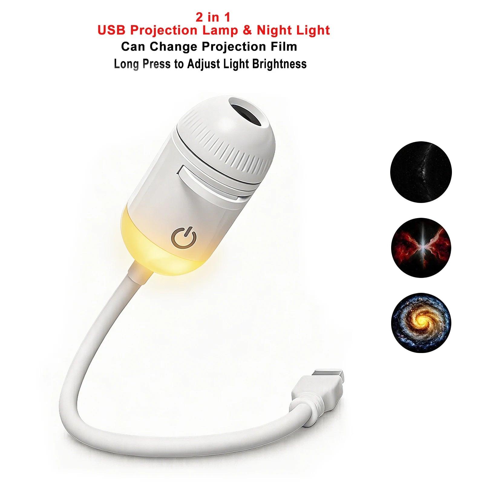 Kova Tech™ Adjustable Focus USB Ambient Projector Lamp