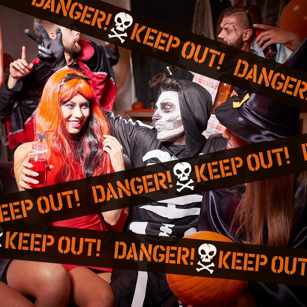 Halloween Decoration Tape,Warning Line,Warning Tape Signs