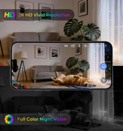 Kova Tech™ 2K 5G WiFi Clock Security Camera