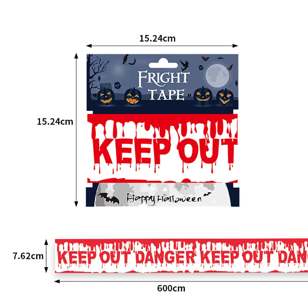 Halloween Decoration Tape,Warning Line,Warning Tape Signs