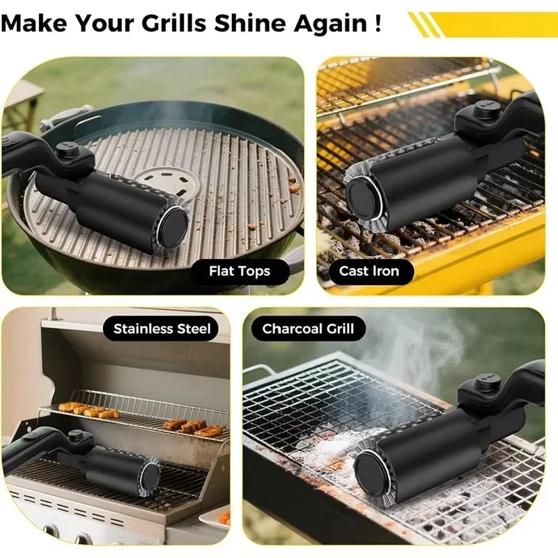 Kova Tech™ Cordless Electric BBQ Grill Brush