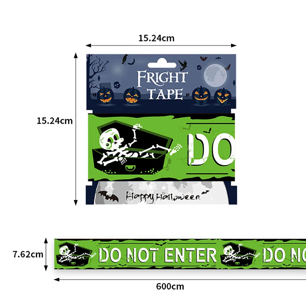 Halloween Decoration Tape,Warning Line,Warning Tape Signs