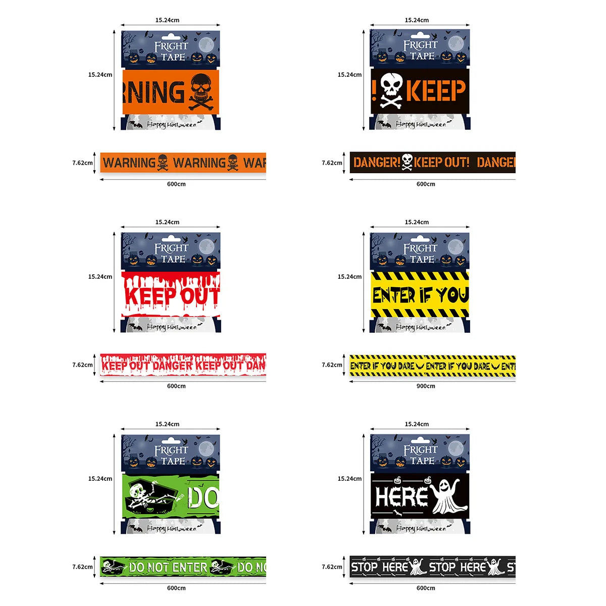 Halloween Decoration Tape,Warning Line,Warning Tape Signs