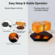 Kova Tech™ GTA Levitating Golden Lantern Desk Light