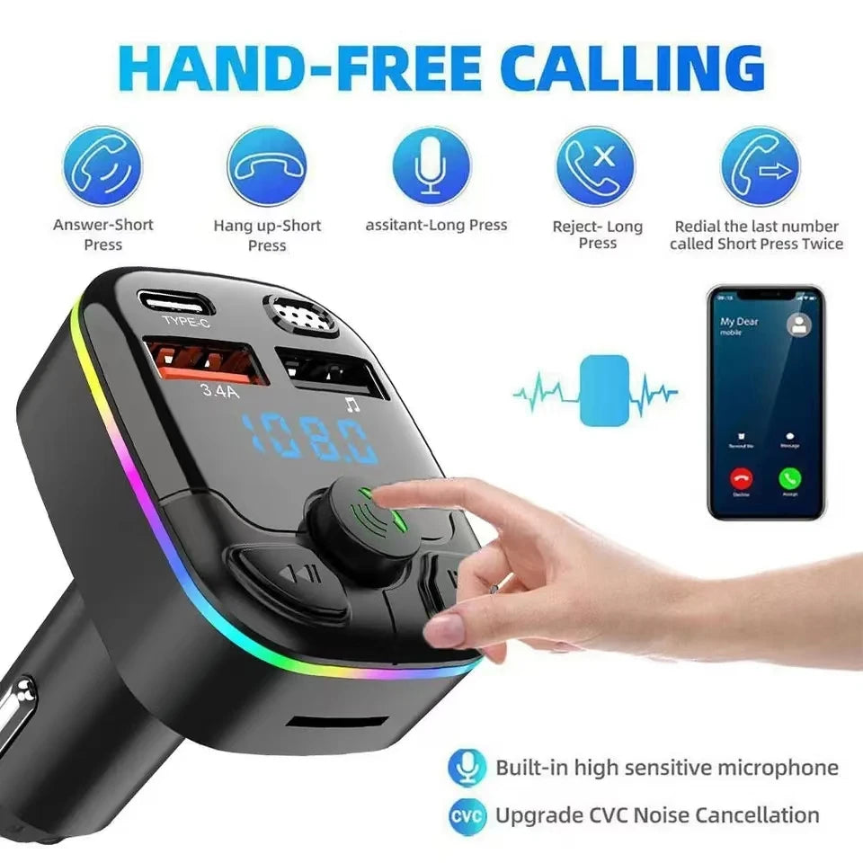 Kova Tech™ Bluetooth 5.0 Car FM Transmitter